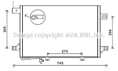 AVA QUALITY COOLING Kondensaator,kliimaseade MS5572D